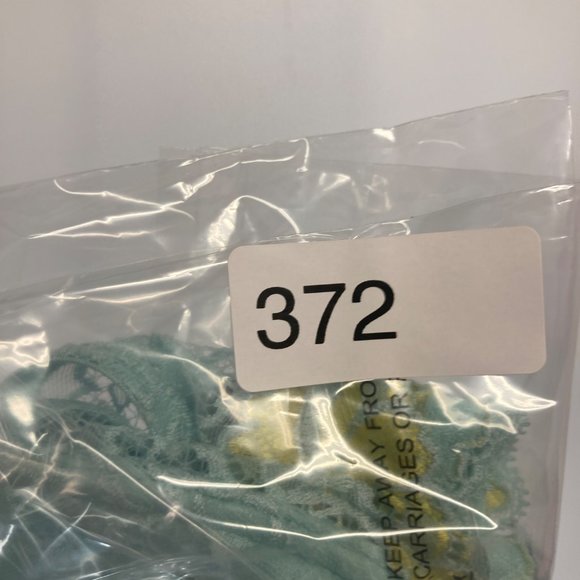 NWT adore me eggshell blue yellow lace underwire bra 34C - Picture 7 of 7